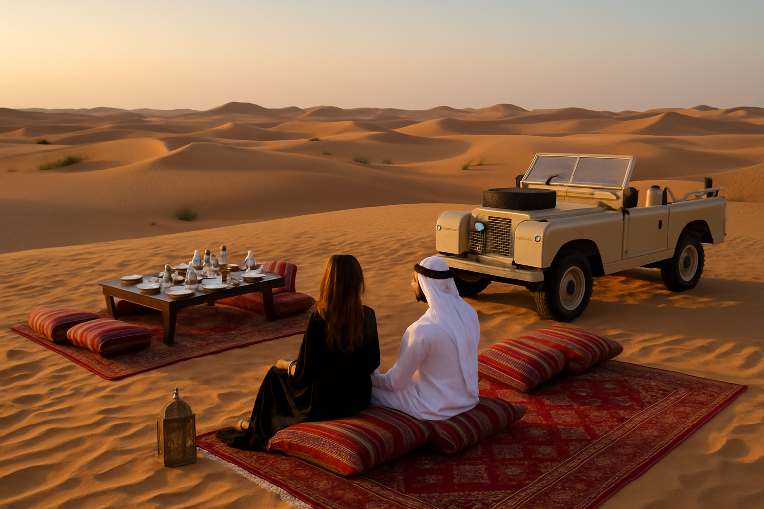 Luxury desert safari experience in Dubai